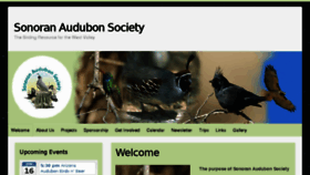 What Sonoranaudubon.org website looked like in 2017 (6 years ago)