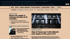 What Sole24ore.it website looked like in 2017 (6 years ago)