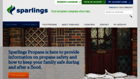 What Sparlings.com website looked like in 2017 (6 years ago)