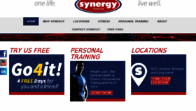 What Synergyfitclubs.com website looked like in 2017 (6 years ago)