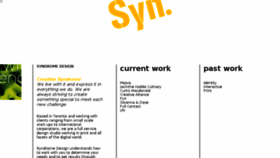 What Syndromedesign.com website looked like in 2017 (6 years ago)