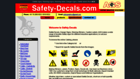 What Safety-decals.com website looked like in 2017 (6 years ago)