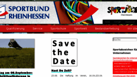 What Sportbund-rheinhessen.de website looked like in 2017 (6 years ago)