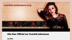What Scarlett-johansson.org website looked like in 2017 (6 years ago)