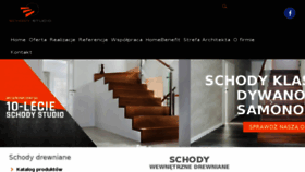 What Schody-studio.pl website looked like in 2017 (6 years ago)