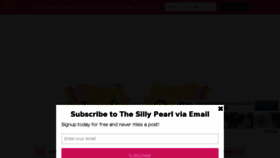 What Sillypearl.com website looked like in 2017 (6 years ago)