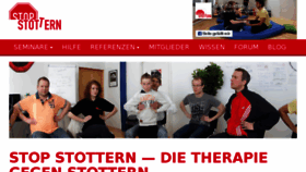 What Stop-stottern.de website looked like in 2017 (6 years ago)