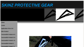 What Skinzprotectivegear.com website looked like in 2017 (6 years ago)