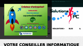 What Solutionspc.net website looked like in 2017 (6 years ago)