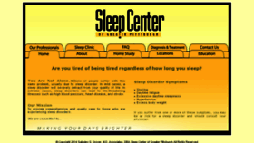 What Sleepcenterofgreaterpittsburgh.com website looked like in 2017 (6 years ago)