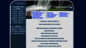 What Schohariecounty-ny.gov website looked like in 2017 (6 years ago)