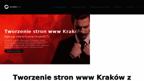 What Studioncti.pl website looked like in 2017 (6 years ago)