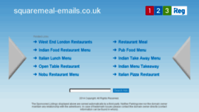 What Squaremeal-emails.co.uk website looked like in 2017 (6 years ago)