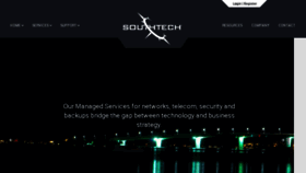 What Southtech.com website looked like in 2017 (6 years ago)
