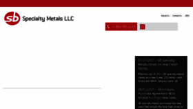 What Sb-specialty-metals.com website looked like in 2017 (6 years ago)