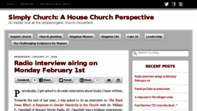What Simplychurch.com website looked like in 2017 (6 years ago)