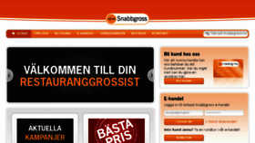 What Snabbgross.se website looked like in 2017 (6 years ago)