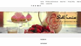 What Shelllouise.co.uk website looked like in 2017 (6 years ago)