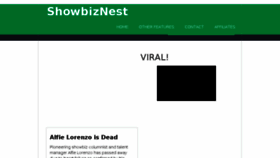 What Showbiznest.com website looked like in 2017 (6 years ago)
