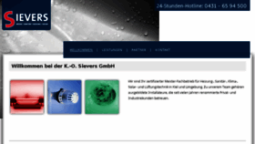What Sievers-sanitaer.de website looked like in 2017 (6 years ago)