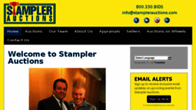 What Stamplerauctions.com website looked like in 2017 (6 years ago)