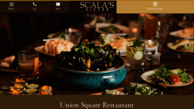 What Scalasbistro.com website looked like in 2017 (6 years ago)
