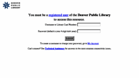 What Search.ebscohost.com.ezproxy.denverlibrary.org website looked like in 2017 (6 years ago)