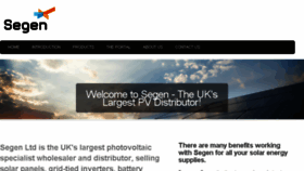 What Segen.co.uk website looked like in 2017 (6 years ago)