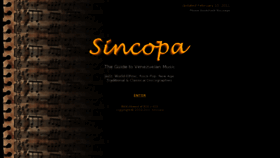 What Sincopa.com website looked like in 2017 (6 years ago)