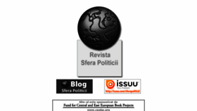 What Sferapoliticii.ro website looked like in 2017 (6 years ago)