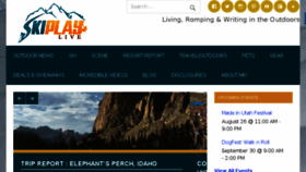 What Skiplaylive.com website looked like in 2017 (6 years ago)