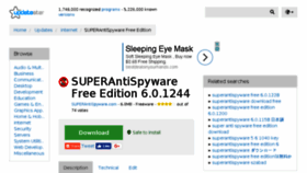 What Superantispyware-free-edition.updatestar.com website looked like in 2017 (6 years ago)