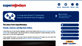 What Supermondays.org website looked like in 2017 (6 years ago)