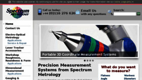 What Spectrum-metrology.co.uk website looked like in 2017 (6 years ago)