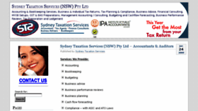 What Sydneytaxationservices.com.au website looked like in 2017 (6 years ago)