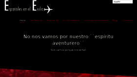 What Spanishexile.eu website looked like in 2017 (6 years ago)