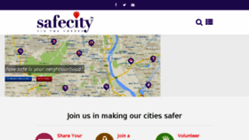 What Safecity.in website looked like in 2017 (6 years ago)