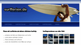 What Surfferien.de website looked like in 2017 (6 years ago)