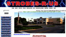 What Strobes-r-us.com website looked like in 2017 (6 years ago)