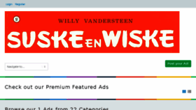What Suske-en-wiske.nl website looked like in 2017 (6 years ago)
