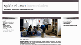 What Spieleraeume.de website looked like in 2017 (6 years ago)