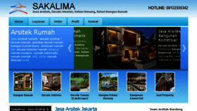 What Sakalima.com website looked like in 2017 (6 years ago)