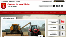 What Starabiala.pl website looked like in 2017 (6 years ago)