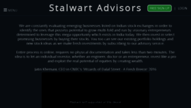 What Stalwartvalue.com website looked like in 2017 (6 years ago)
