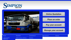 What Simpsonoils.co.uk website looked like in 2017 (6 years ago)
