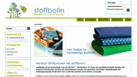 What Stoffbotin.de website looked like in 2017 (6 years ago)
