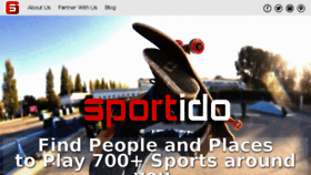 What Sportido.com website looked like in 2017 (6 years ago)