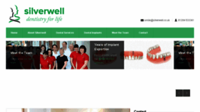 What Silverwell.co.uk website looked like in 2017 (6 years ago)