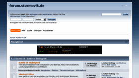 What Sturmovik.de website looked like in 2017 (6 years ago)