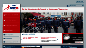 What Sdis28.fr website looked like in 2017 (6 years ago)